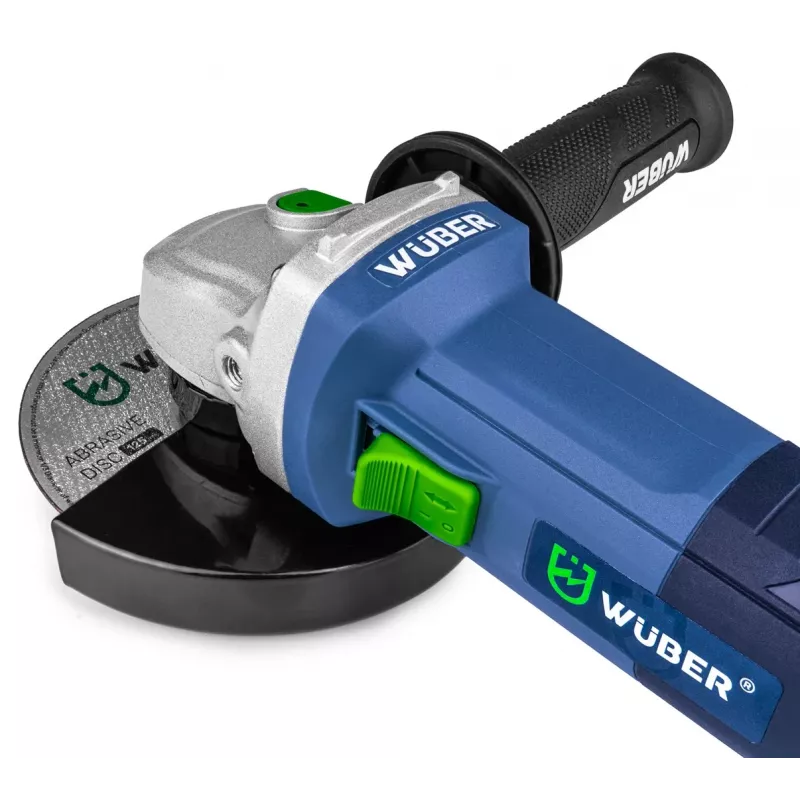 Wuber W27477 Winkelschleifer, 125 mm, 850 W, mit 10 Scheiben