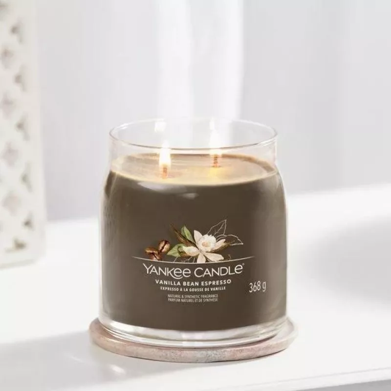 Yankee Candle Vanilla Bean Espresso Mittlere Duftkerze (1701388E)