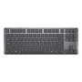 Lenovo Wireless Multi-Mode Mechanische Tastatur 8000, Deutsches Layout, Grau