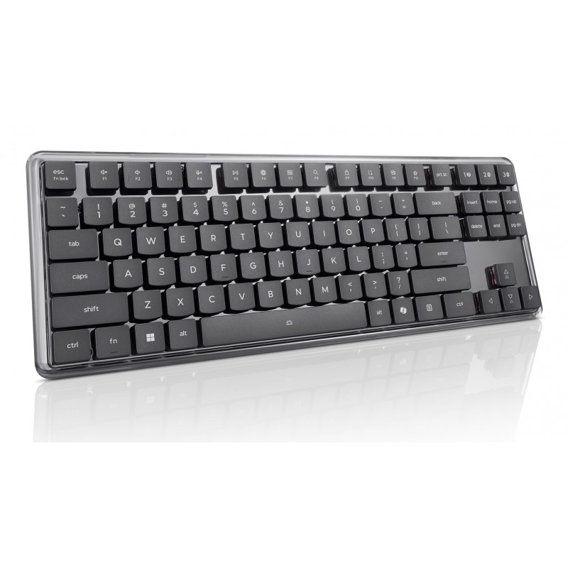 Lenovo Wireless Multi-Mode Mechanische Tastatur 8000, Deutsches Layout, Grau