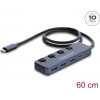 Delock USB 10 Gbps Hub mit 3 x USB Typ-A und 1 x USB Typ-C™ Anschluss mit Schalter (64384)