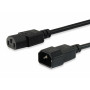 Equip Netzkabel IEC C13 auf IEC C14, 1,5 m, Schwarz