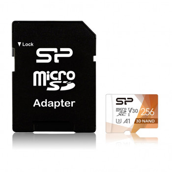 Silicon Power Superior Pro 256 GB MicroSDXC UHS-I Class 10 Flash-Speicherkarte