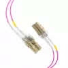 EFB-Elektronik LWL-Patchkabel LC auf LC OM4 Duplex, 40 m, LSZH, Violett