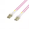 EFB-Elektronik LWL-Patchkabel LC auf LC OM4 Duplex, 40 m, LSZH, Violett