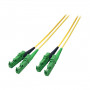 EFB LWL-Patchkabel E2000/APC auf E2000/APC OS2 Duplex, 2 m, LSZH, Gelb