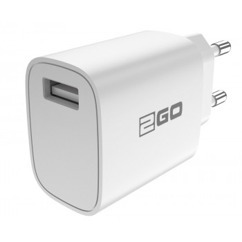 2GO 797253 Mobiles Ladegerät, 5 V, Weiß, Innenbereich