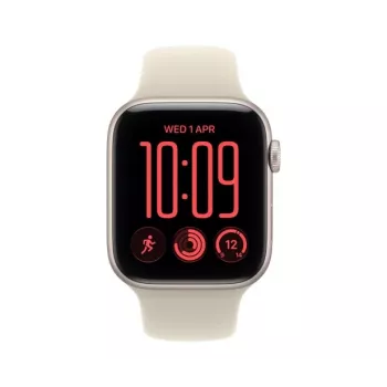 Apple Watch SE 3 GPS + Cellular 40 mm Aluminiumgehäuse Polarstern mit Sportarmband Sand – M/L