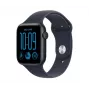Apple Watch SE 3 GPS 44 mm Aluminiumgehäuse Mitternacht mit Sportarmband Blau – S/M