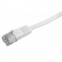 Logilink Flaches Cat5e U/UTP Patchkabel RJ45, 0,5 m, Weiß