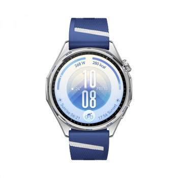 HUAWEI WATCH GT7 46mm Blau und Weißes Fluorelastomer Armband Smartwatch