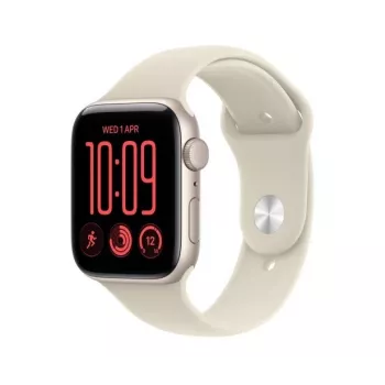 Apple Watch SE 3 GPS 40 mm Aluminiumgehäuse Polarstern mit Sportarmband Sand – S/M
