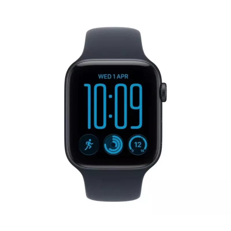 Apple Watch SE 3 GPS 40 mm Aluminiumgehäuse Mitternacht mit Sportarmband Blau – M/L