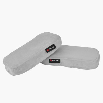 Arozzi Memory-Foam-Armlehnenpolster, Grau, 2 Stk.