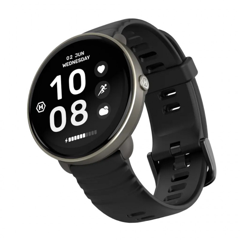 Hammer Ventus Smartwatch, GPS, 1,32 inch AMOLED, Schwarz