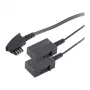 S-Impuls Telefon-Verlängerungskabel - TAE-F (S) auf TAE-F (R) - 20 cm