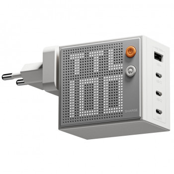 SHARGE Pixel 100 GaN Ladegerät, 100W, 3x USB-C, 1x USB-A - weiß
