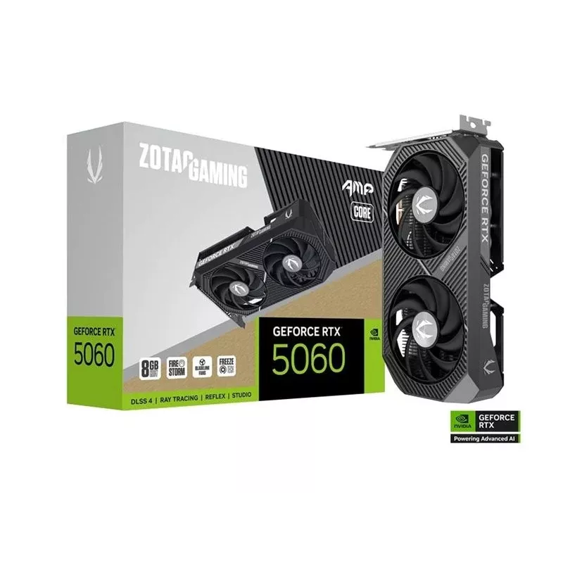ZOTAC GAMING GeForce RTX 5060 AMP Core 8GB GDDR7 Grafikkarte