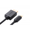 Ugreen Micro HDMI auf HDMI Kabel, 2 m, 4K, Schwarz