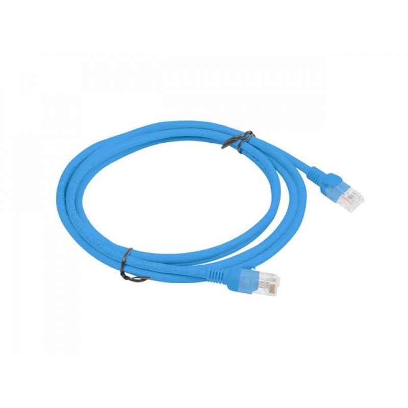 LANBERG Cat5e U/UTP Patchkabel RJ45, 2 m, Blau