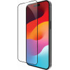 dbramante1928 eco-shield Displayschutz für Apple iPhone 15, schwarzer Rand