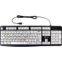Geemarc KBSV3 USB-Tastatur, Deutsches Layout (QWERTZ), Weiß