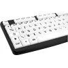 Geemarc KBSV3 USB-Tastatur, Deutsches Layout (QWERTZ), Weiß
