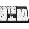 Geemarc KBSV3 USB-Tastatur, Deutsches Layout (QWERTZ), Weiß