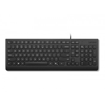 Lenovo Essential Kabelgebundene Tastatur AI, US-Englisch mit Euro-Symbol