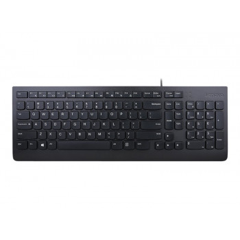 Lenovo Essential Kabelgebundene Tastatur AI, US-Englisch mit Euro-Symbol