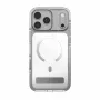 Zagg Santa Cruz Snap Metallic Hülle mit Ständer für iPhone 18 Pro / 17 Pro, Silber