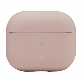dbramante1928 Costa Rica – Hülle für kabellose Kopfhörer – recycelter Kunststoff, Silikon – Pinksand – für Apple AirPods (3. Generation)