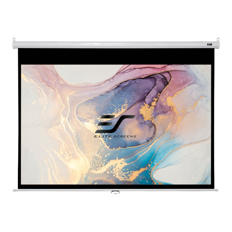 Elite Screens Manual Series M100XWH-E24 Projektionsleinwand 254 cm (100 inch), HDTV-Format, Decken-/Wandmontage