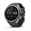 Garmin Fenix 9 Pro – 51mm Titan mit Graphit/Schwarzem Silikonarmband Smartwatch