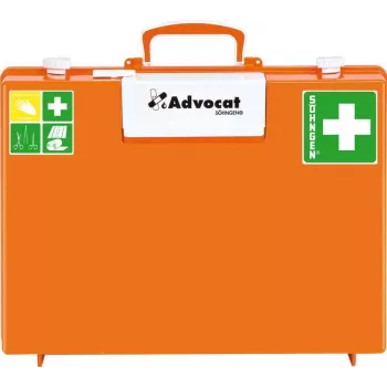 Söhngen Advocat Erste-Hilfe-Kasten für Metallbearbeitung, 400 x 300 x 150 mm, Orange (0367002)