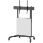 Manhattan mobiler TV-Ständer auf Rollen, 50–100 inch, 35–80 kg, höhenverstellbar Lift&Lock, Schwarz (462730)