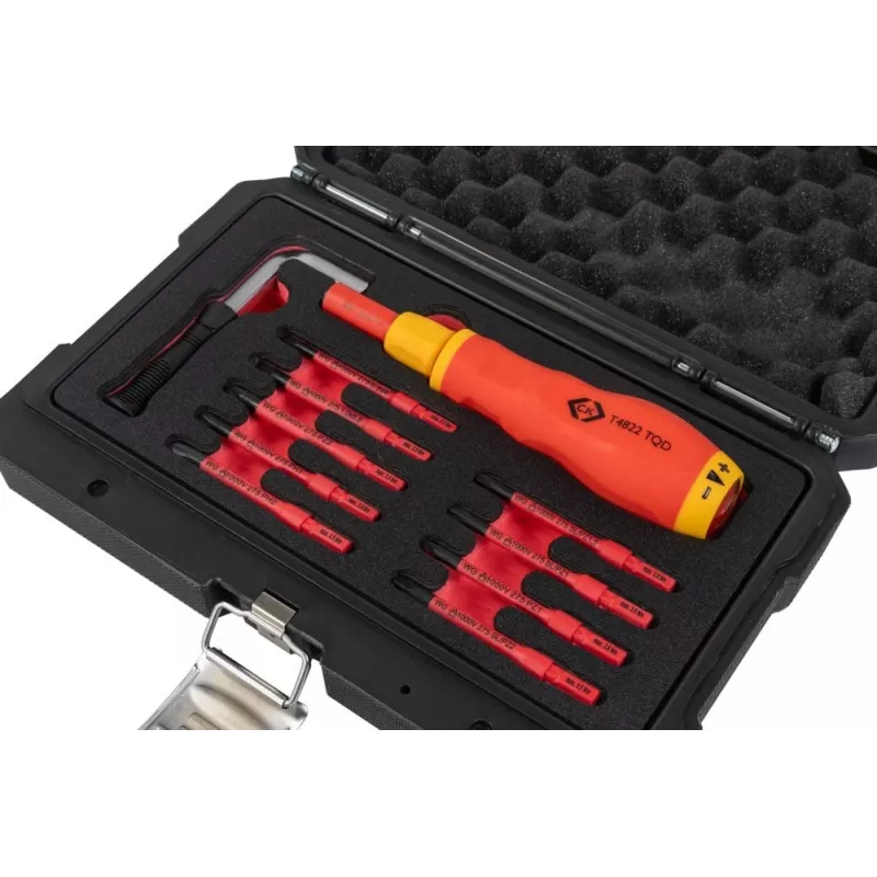 C.K T4822 TQD – Drehmomentschraubendreher-Set 1,2 – 6,0 Nm