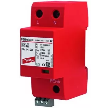 DEHN DEHNshield DSH TN 255 FM Kombi-Ableiter Typ 1+2 für 1-phasige TN-Systeme (941205)