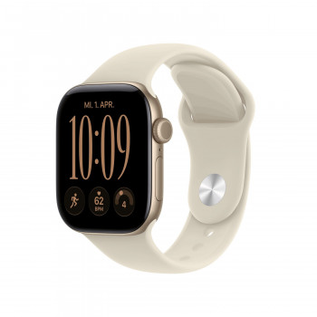 Apple Watch Series 12 (Gold, Aluminium, 42 mm, Sportarmband Sand M/L)