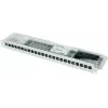 Telegärtner 100007010 19-Zoll-Modulträger, bestückt, CAT 6a, 1 HE, grau