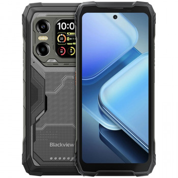 Blackview XPLORE 1X Outdoor-5G-Smartphone 12GB/256GB, 6,78 inch FHD+ 120Hz + 2,01 inch Rückdisplay, 10000 mAh, 108MP, Android 15, Schwarz