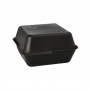 PAPSTAR Mehrweg-Menüboxen, 15,6 x 15,6 cm, Schwarz, 36 Stk. (96548)