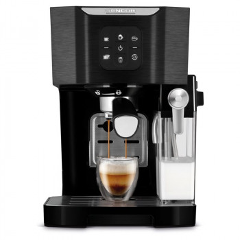 Sencor SES 4040BK Halbautomatische Kaffeemaschine, 1450 W, 20 bar, 1,4 l, Schwarz