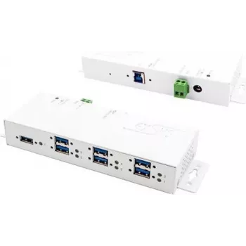 EXSYS EX-1189HMVS-3W Interface Hub USB 3.2 Gen 1 (3.1 Gen 1) Type-B Weiß