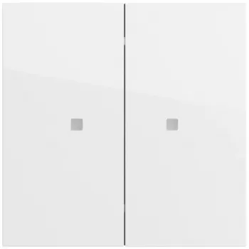 Gira OneKNX System 70 Wipptaster, 2-fach, Reinweiß (517370)