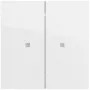 Gira OneKNX System 70 Wipptaster, 2-fach, Reinweiß (517370)