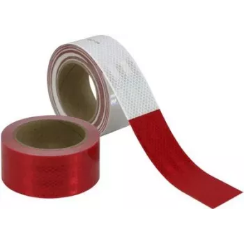 3M Diamond Grade 983-326 Reflexband, Rot/Weiß, 45,7 m x 50,8 mm (983326)