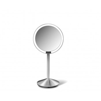 simplehuman Faltspiegel mit Sensor, 12 cm, wiederaufladbar, gebürsteter Edelstahl