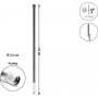 Delock WiFi 5800 MHz Antenne N-Stecker 10 dBi omnidirektional starr Außenbereich grau 60 cm (60767)