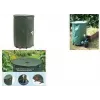 EDA RÉCUP'O Faltbare Regentonne Kit, 500 l, Durchmesser 800 mm, Grün, UV-beständig (010983 V.CA)